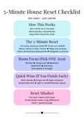 5-Minute House Reset Checklist