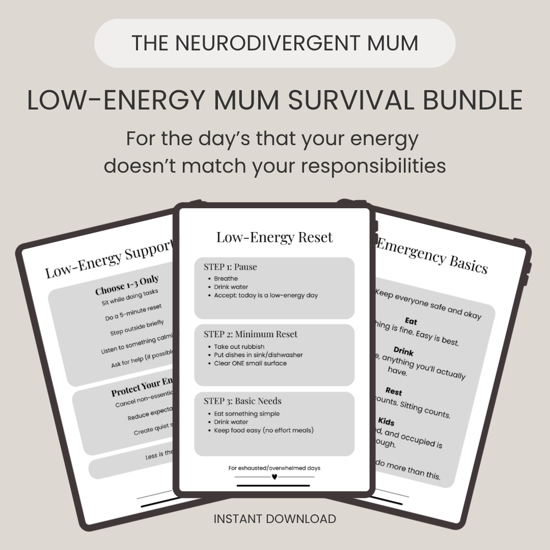 Low-Energy Mum Survival Bundle