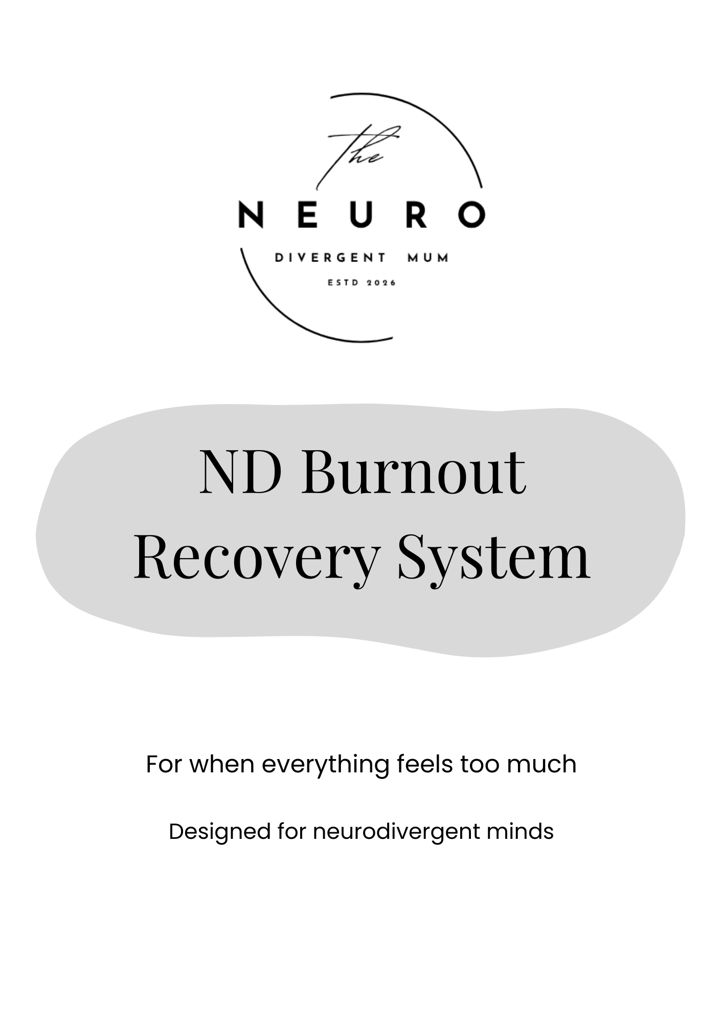 ND Burnout Recovery System