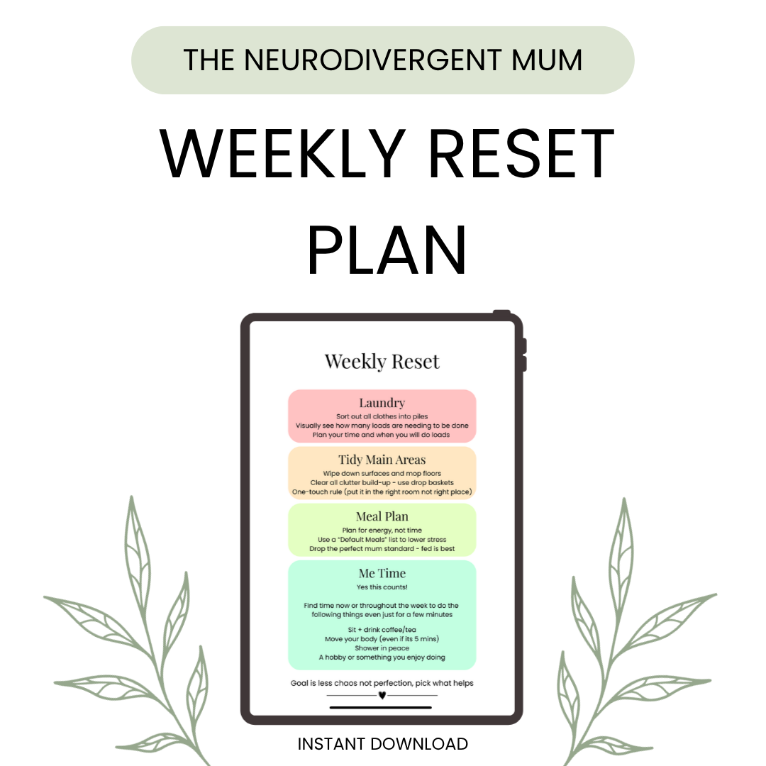Weekly Reset Checklist